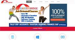 Desktop Screenshot of careerbridge.co.in